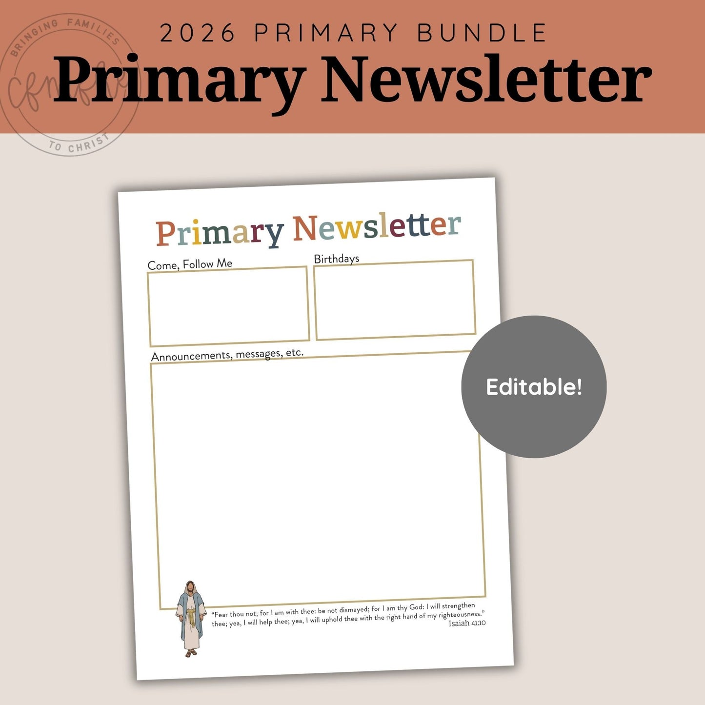 Old Testament 2026 Complete Primary Bundle + Bulletin Board