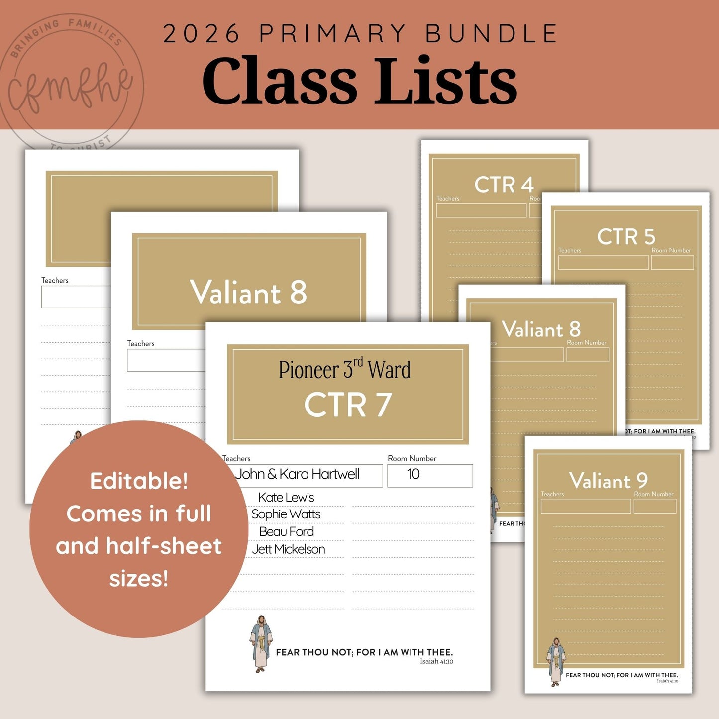 Old Testament 2026 Complete Primary Bundle + Bulletin Board
