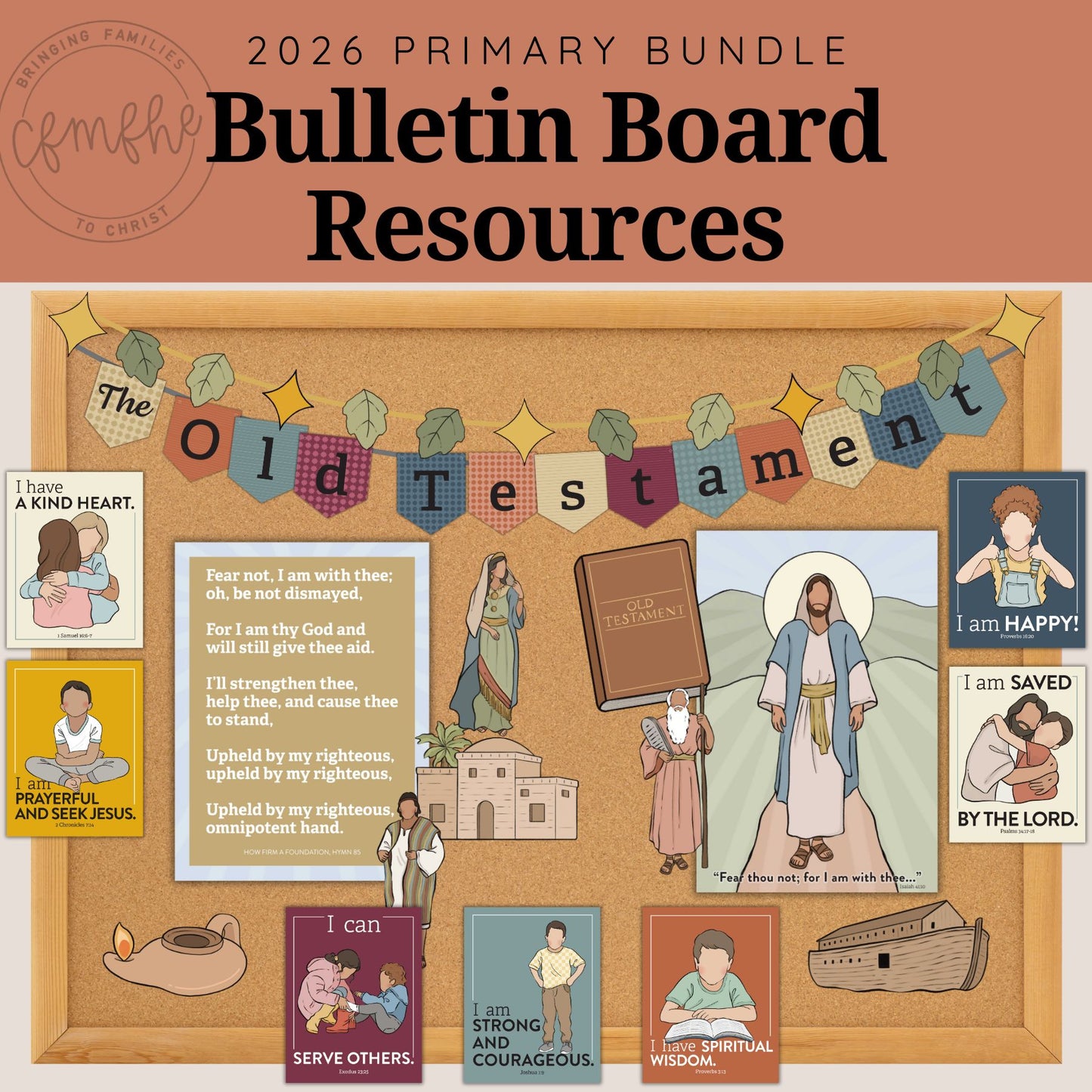 Old Testament 2026 Complete Primary Bundle + Bulletin Board