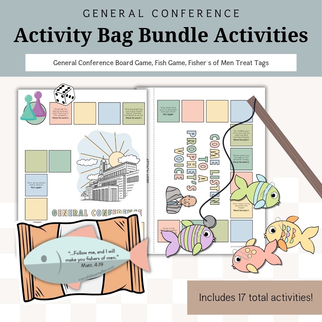 General Conference Activity Bag Bundle for Kids | October 2025 | Family Bundle
