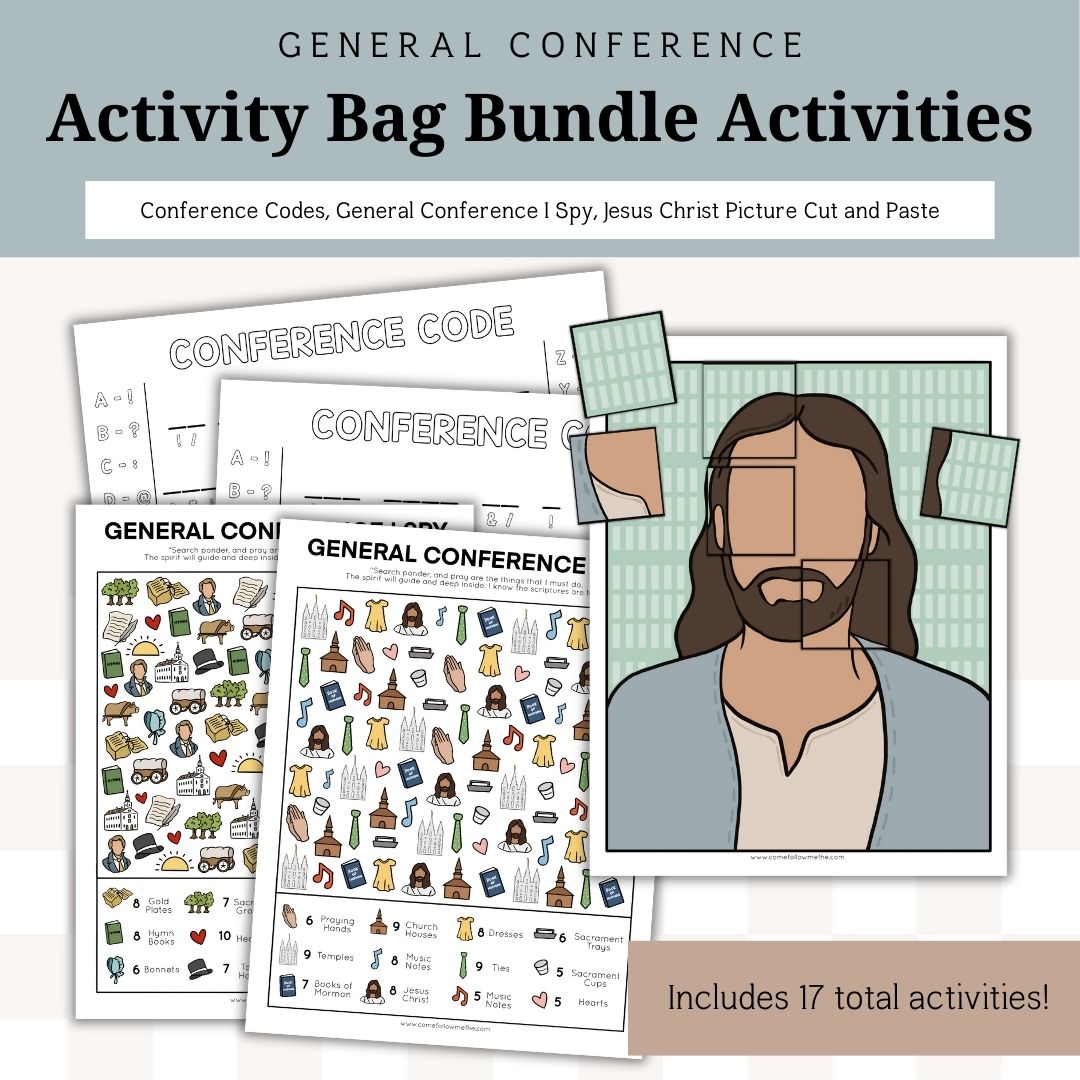 General Conference Activity Bag Bundle for Kids | October 2025 | Family Bundle