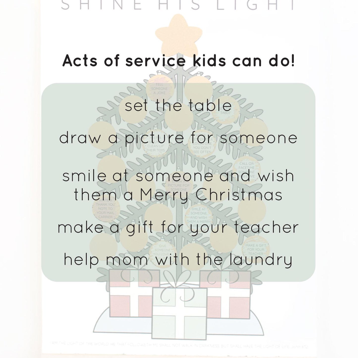 Christmas Service Countdown: Scratch-off Advent Poster