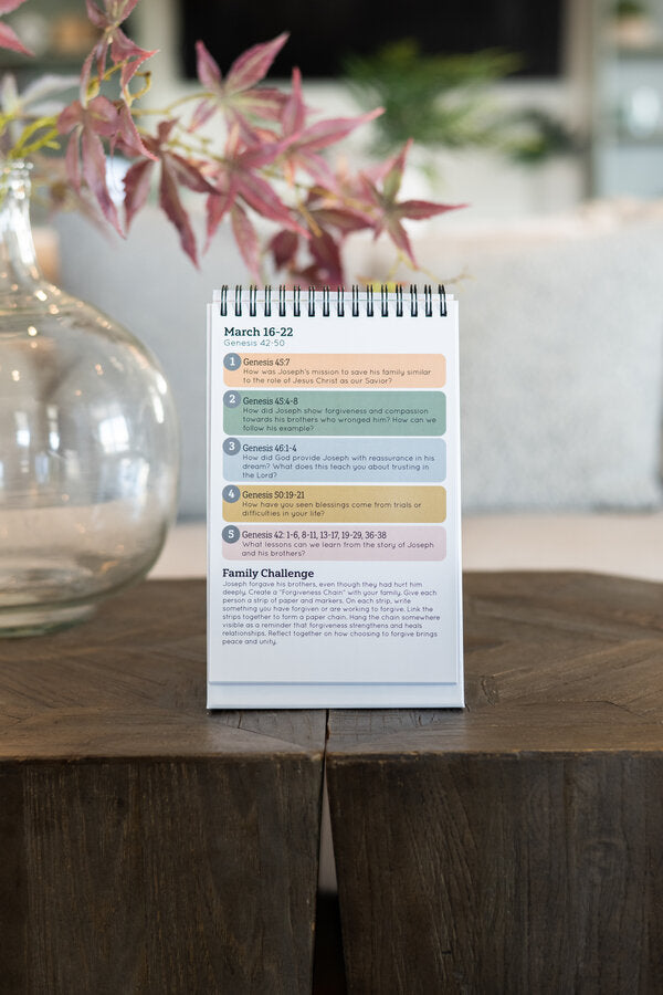Essential Conversations Flipbook for Families from the Old Testament 2026 | Aligned with Come, Follow Me