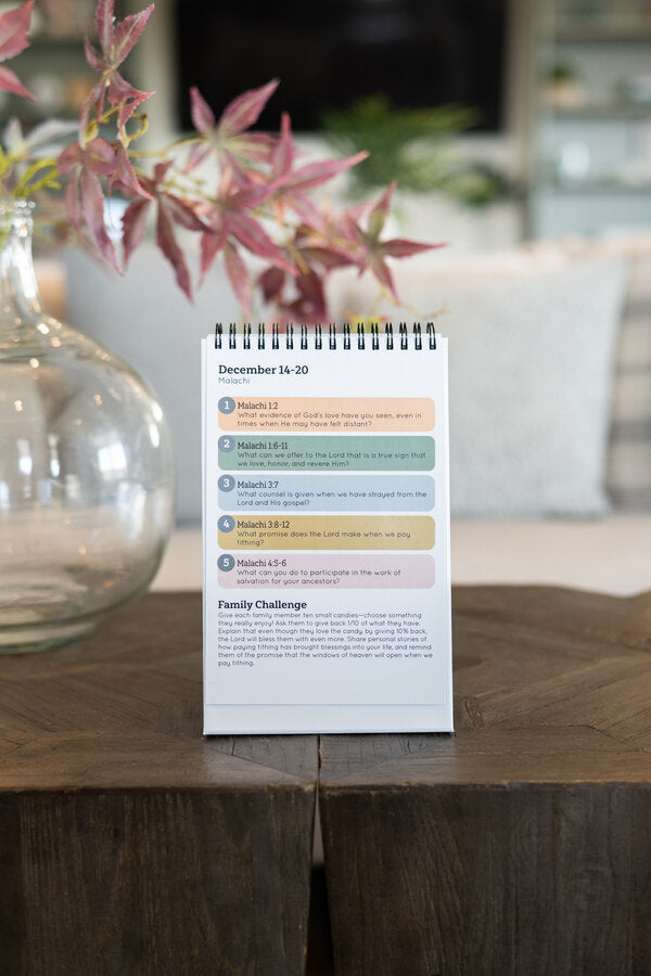 Essential Conversations Flipbook for Families from the Old Testament 2026 | Aligned with Come, Follow Me