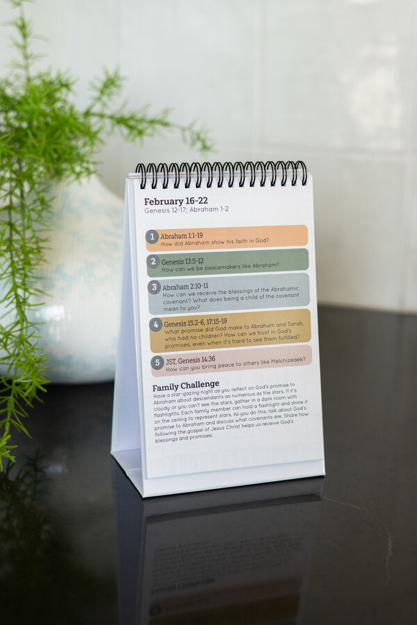 Essential Conversations Flipbook for Families from the Old Testament 2026 | Aligned with Come, Follow Me