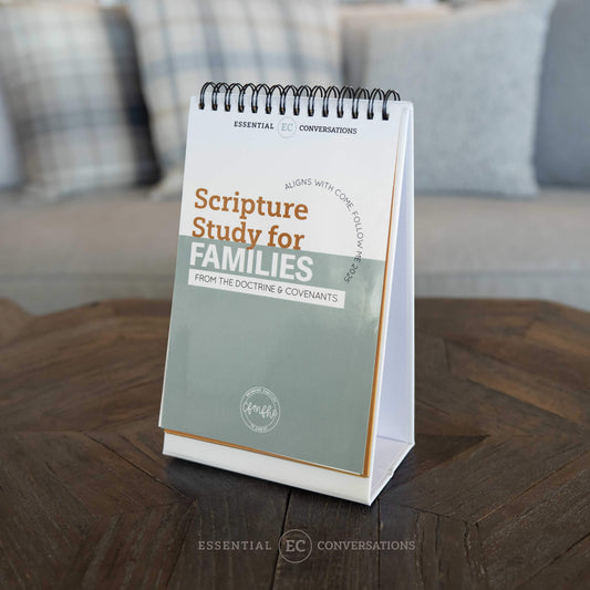 Family Scripture Study Flipbook helps LDS moms simplify Come, Follow Me lessons