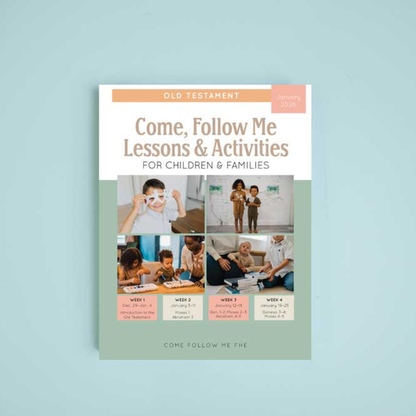 Come Follow Me Lessons & Activities | Monthly Workbook Subscription | Perfect for Families with Kids!
