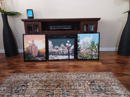 Christmas Time in Salt Lake City | Paint By Numbers