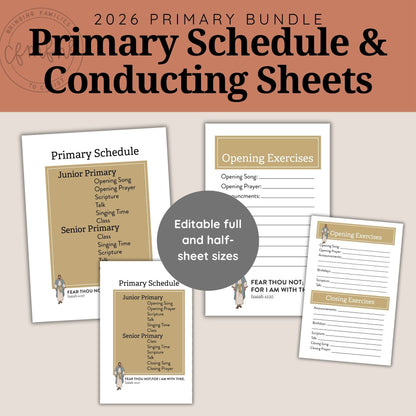 Old Testament 2026 Complete Primary Bundle + Bulletin Board