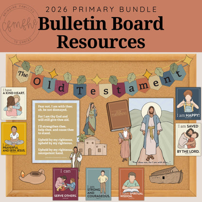Old Testament 2026 Complete Primary Bundle + Bulletin Board
