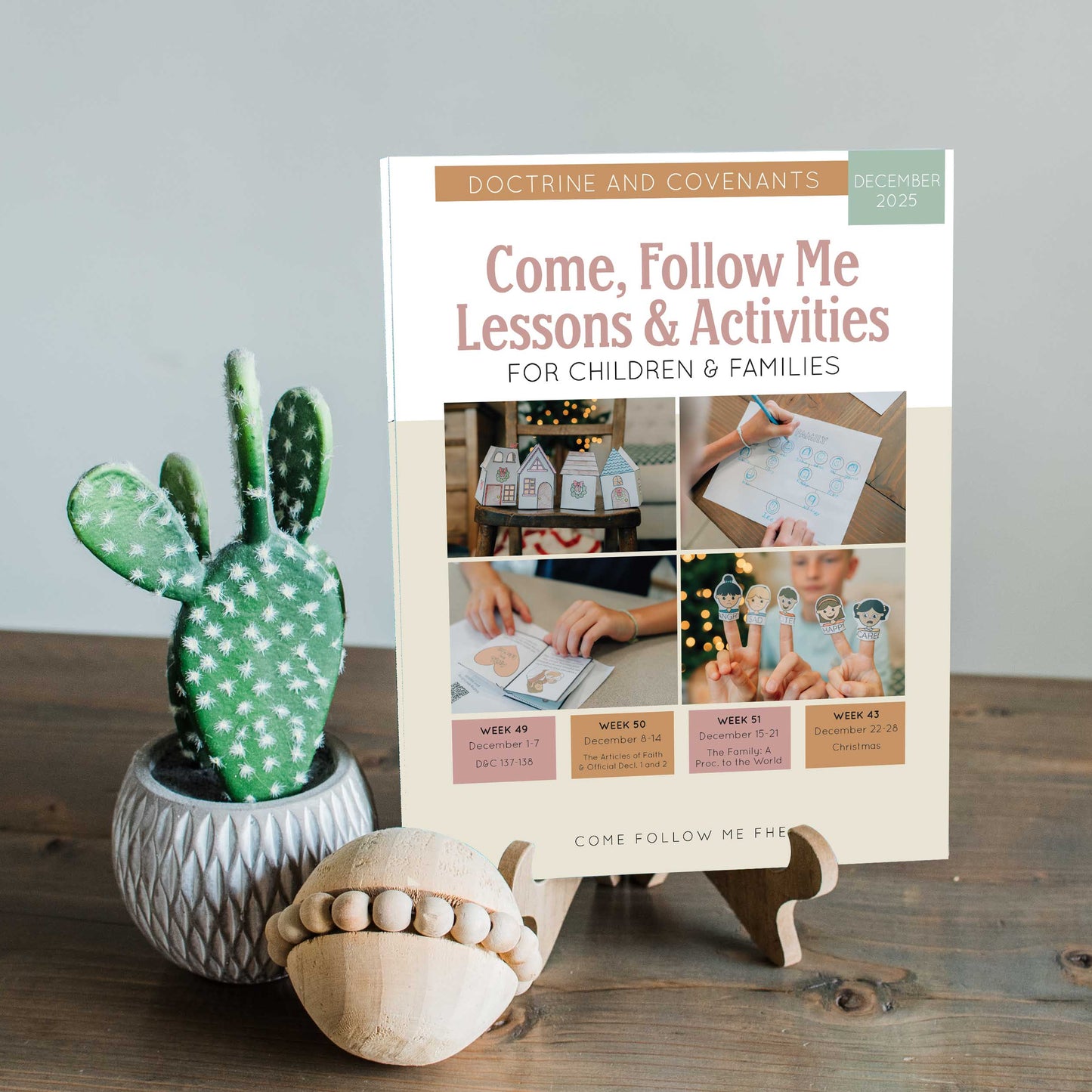 Come Follow Me Lessons & Activities | Monthly Workbook Subscription | Perfect for Families with Kids!