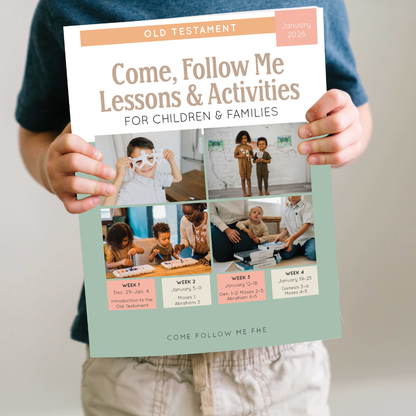 Come Follow Me Lessons & Activities | Monthly Workbook Subscription | Perfect for Families with Kids!