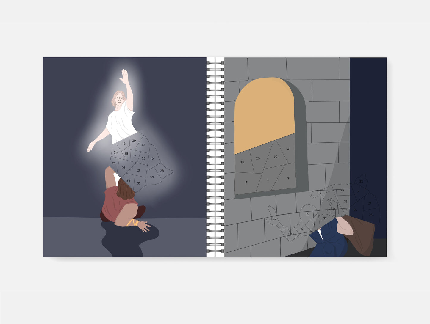 Sticker By Number Book - Book Of Mormon