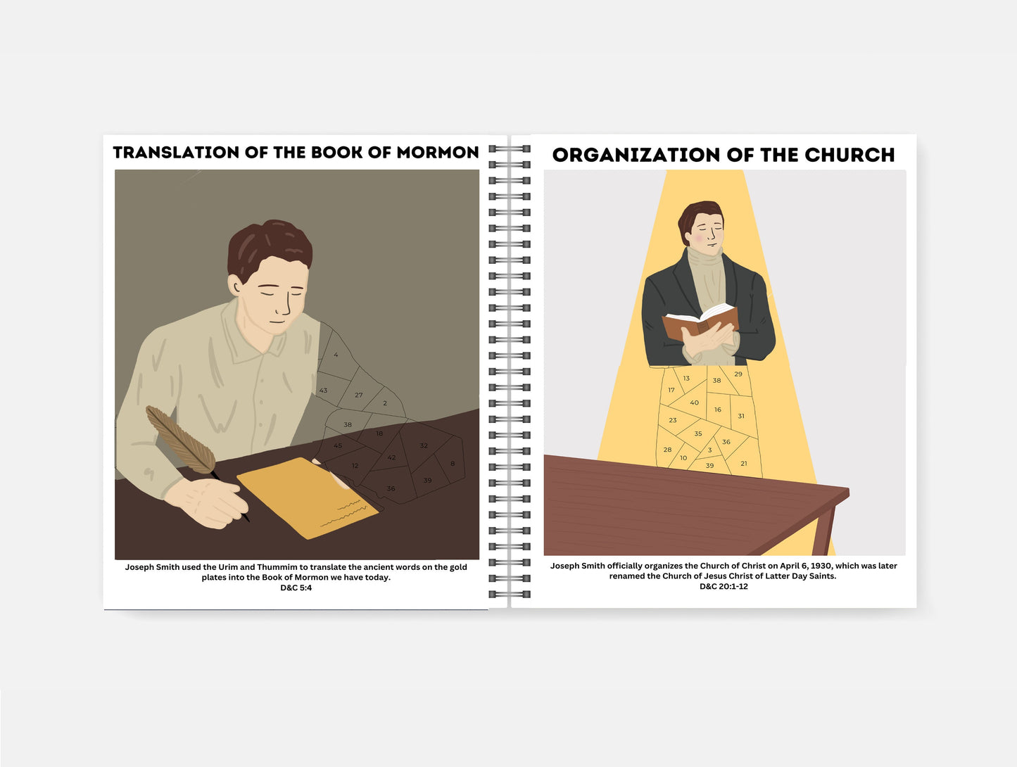 Sticker By Number Book - Doctrine & Covenants