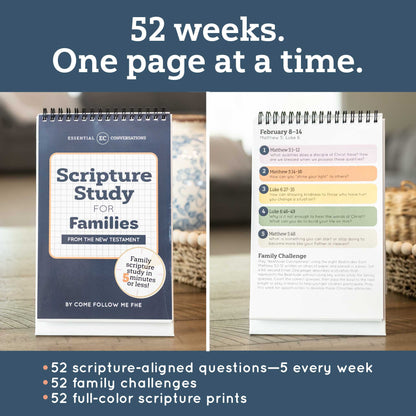 Essential Conversations Flipbook for Families from the New Testament 2027 | Aligned with Come, Follow Me