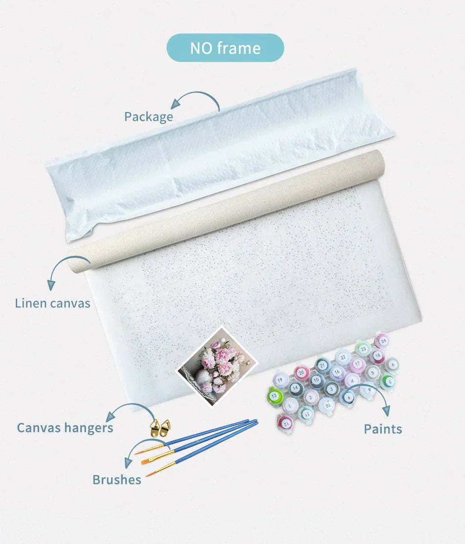 Healing The Blind | Paint by Number Kit for Kids