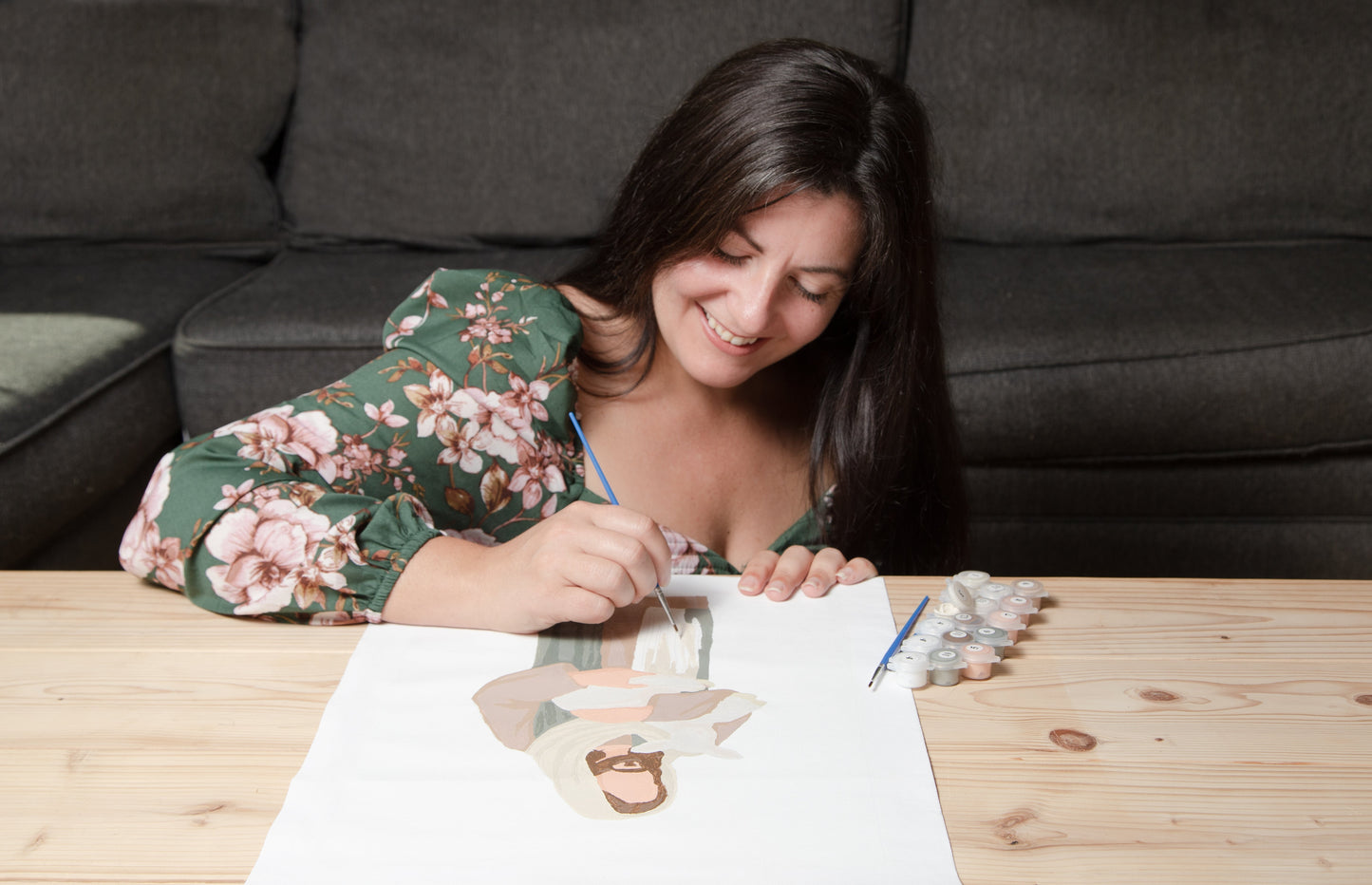 Healing The Blind | Paint by Number Kit for Kids