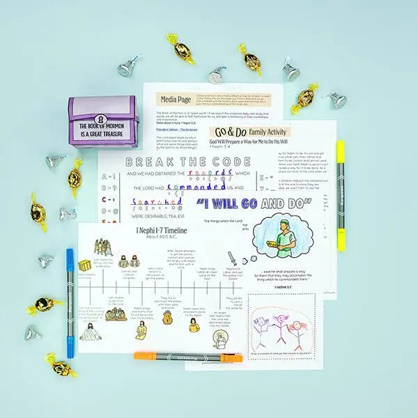 Come Follow Me Lessons & Activities | Monthly Workbook Subscription | Perfect for Families with Kids!