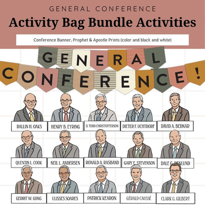 General Conference Activity Bag Bundle | October 2026 | Kids Bundle