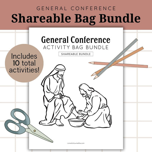 General Conference Activity Bag Bundle | October 2026 | Shareable Bundle for Primary Use