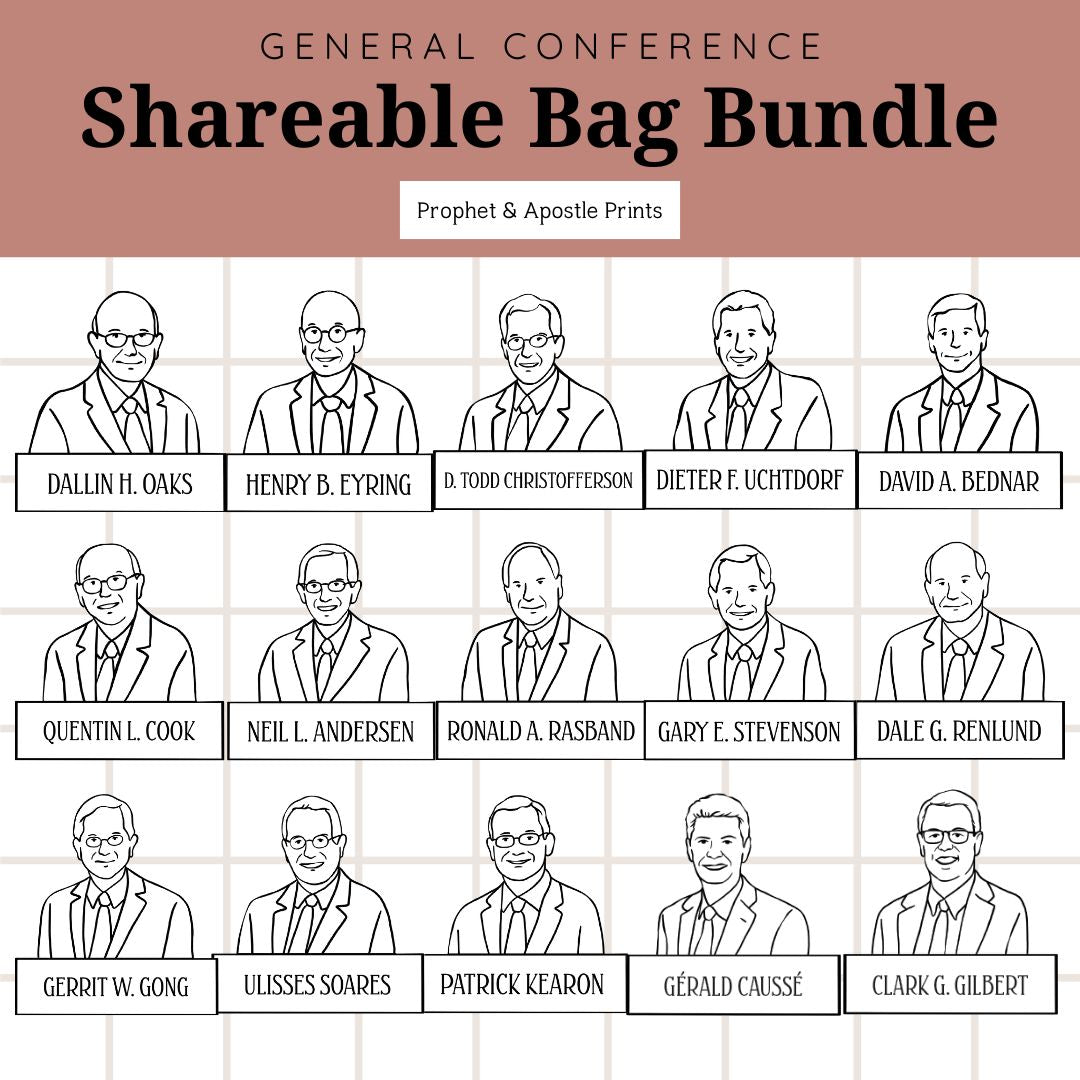 General Conference Activity Bag Bundle | October 2026 | Shareable Bundle for Primary Use