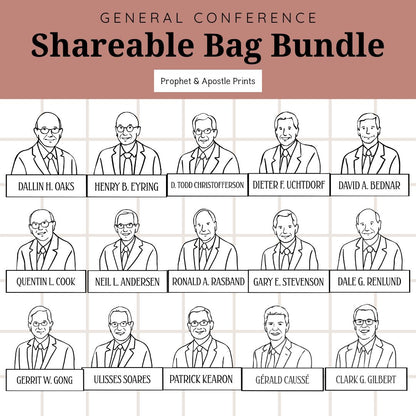 General Conference Activity Bag Bundle | October 2026 | Shareable Bundle for Primary Use