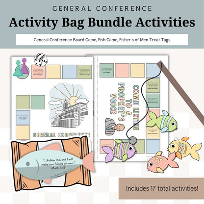 General Conference Activity Bag Bundle for Kids | October 2025 | Family Bundle