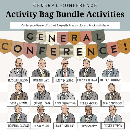 General Conference Activity Bag Bundle for Kids | October 2025 | Family Bundle