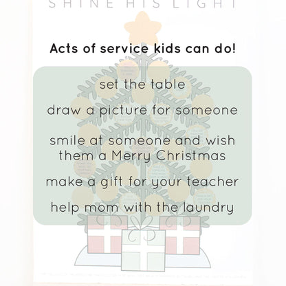Christmas Service Countdown: Scratch-off Advent Poster