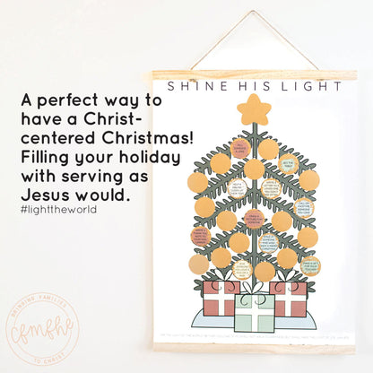 Christmas Service Countdown: Scratch-off Advent Poster