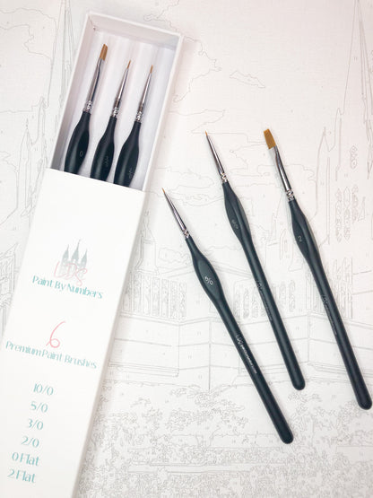 Premium Brush Set - 6 Pack